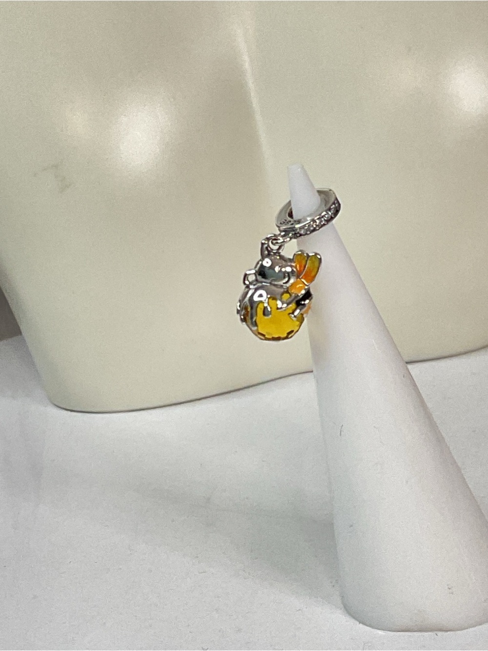 🌟🌟 S925 Sterling Silver Citrine Honeypot Dangle Charm - Picture 7 of 8